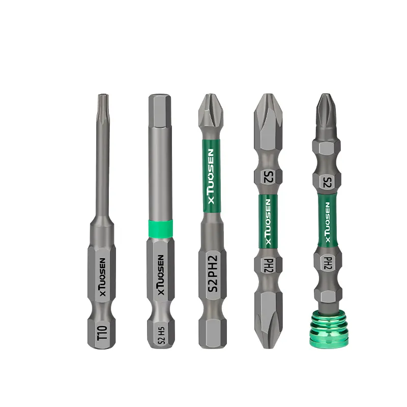 Magnetic Hex Shank Screwdriver Bit Set with Magnetic Ring – 1/4" Hex Impact Driver Bits, Phillips Cross & Hex Head Power Drill Bit Kit for Electric Screwdrivers